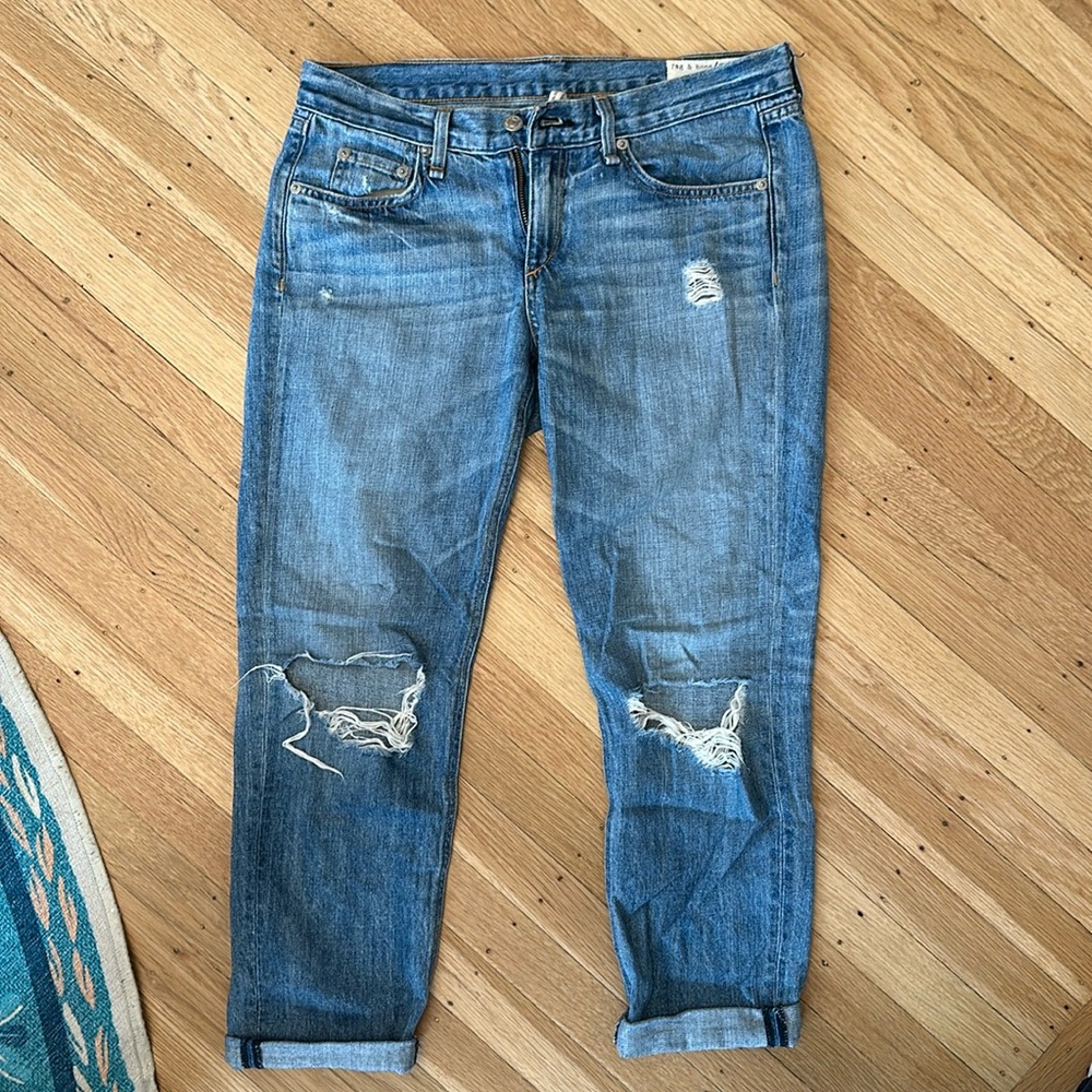 Rag & Bone Boyfriend Jean Size 26